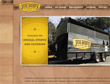 Tablet Screenshot of joebobsbbq.com